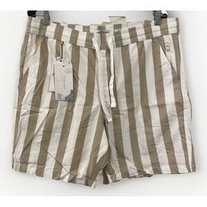 Cactus‎ Man Ricky Singh NWT Men's Size Large EW Striped Flat Front Chino Shorts